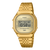 Casio A140WEG-9AEF Unisex-Armbanduhr Edgy Collection Goldfarben • Digitales Display • Retro-Design