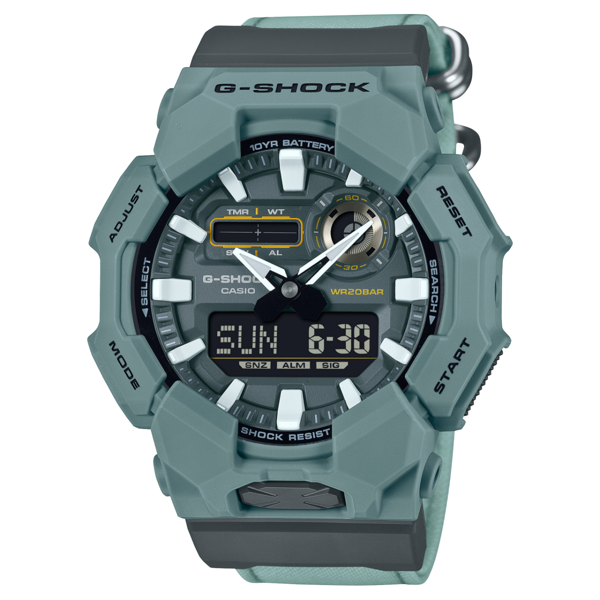 Casio G-Shock GA-010CE-2AER Herrenuhr • 10 Jahre Batterielebensdauer • Carbon Core Guard