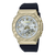 Casio G-Shock Octagon GM-S2100BC-1AER Damen • Metallgehäuse mit Gelbgold-Lünette • Analog-Digital