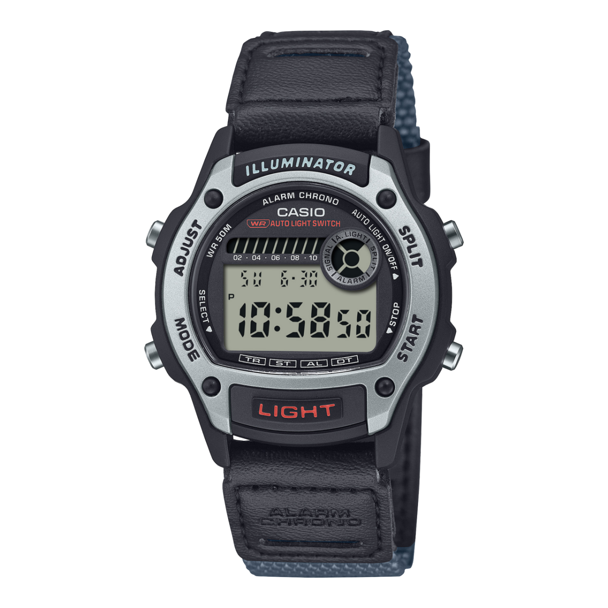 Casio W-220HF-8AVEF Unisex Armbanduhr • Alarm-Chronograph • Digitales Quarzwerk