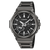 Casio G-SHOCK G-STEEL Herrenuhr mit schwarzem Metallarmband und analogen Zeigern