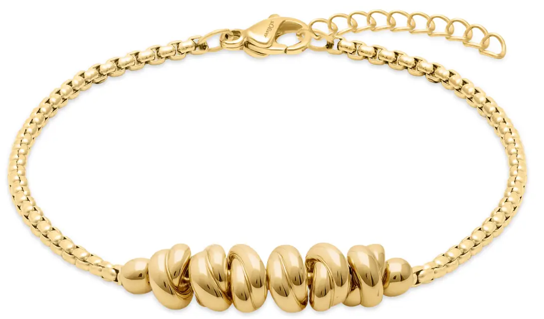 Women's bracelet, elegant design with knot pendant - s.Oliver Model: SOJ-0098-B-20