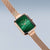 Bering Petite Square 14520-368 Women's Watch • Scratch-resistant Sapphire Glass • Milanese Strap