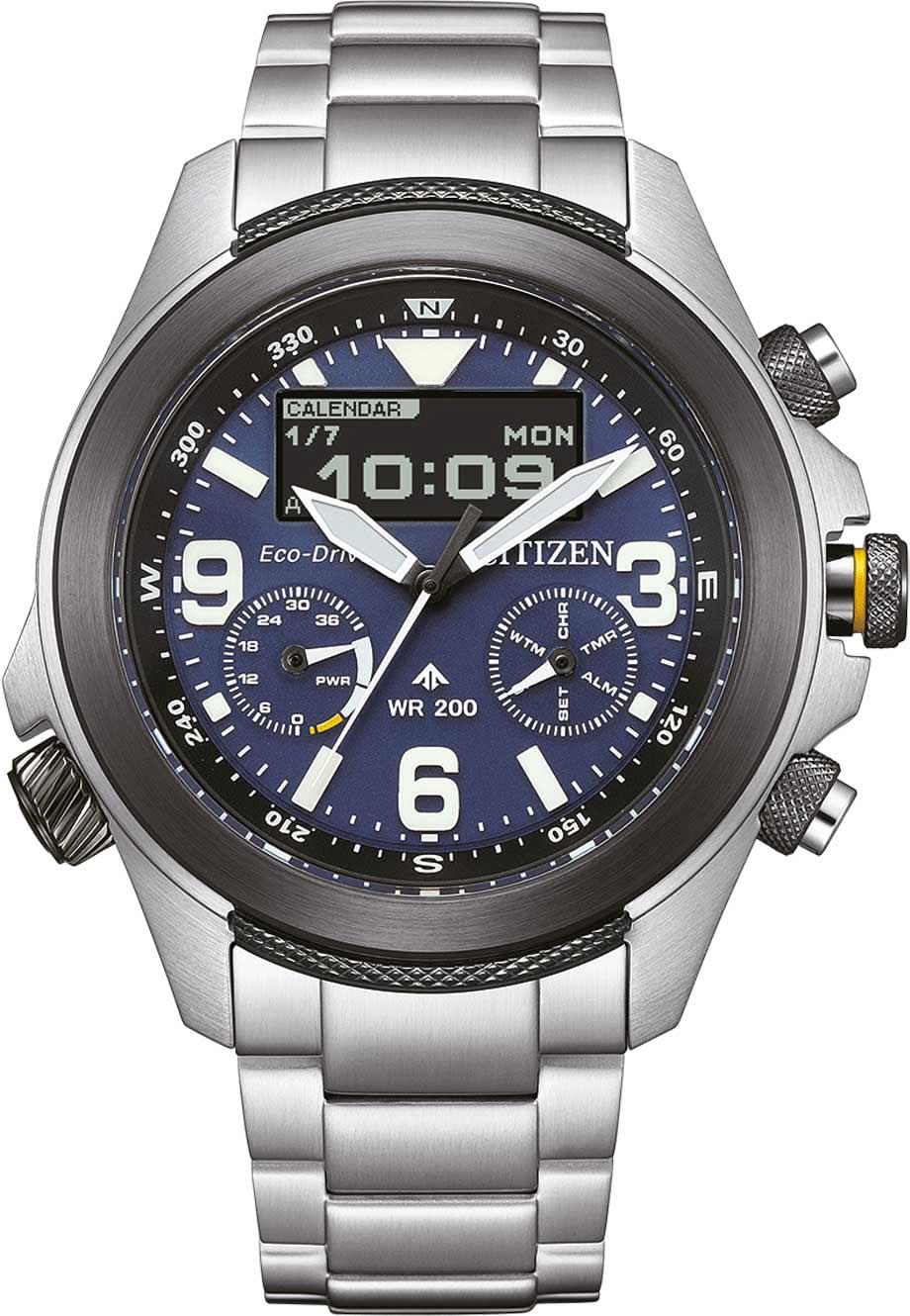 Citizen Promaster Land JV1006-51L Men's Watch • Eco-Drive • MIP Display