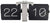 Karlsson Wall Clock 36x14x8.5 cm Steel • Automatic Flip Mechanism • Modern Design