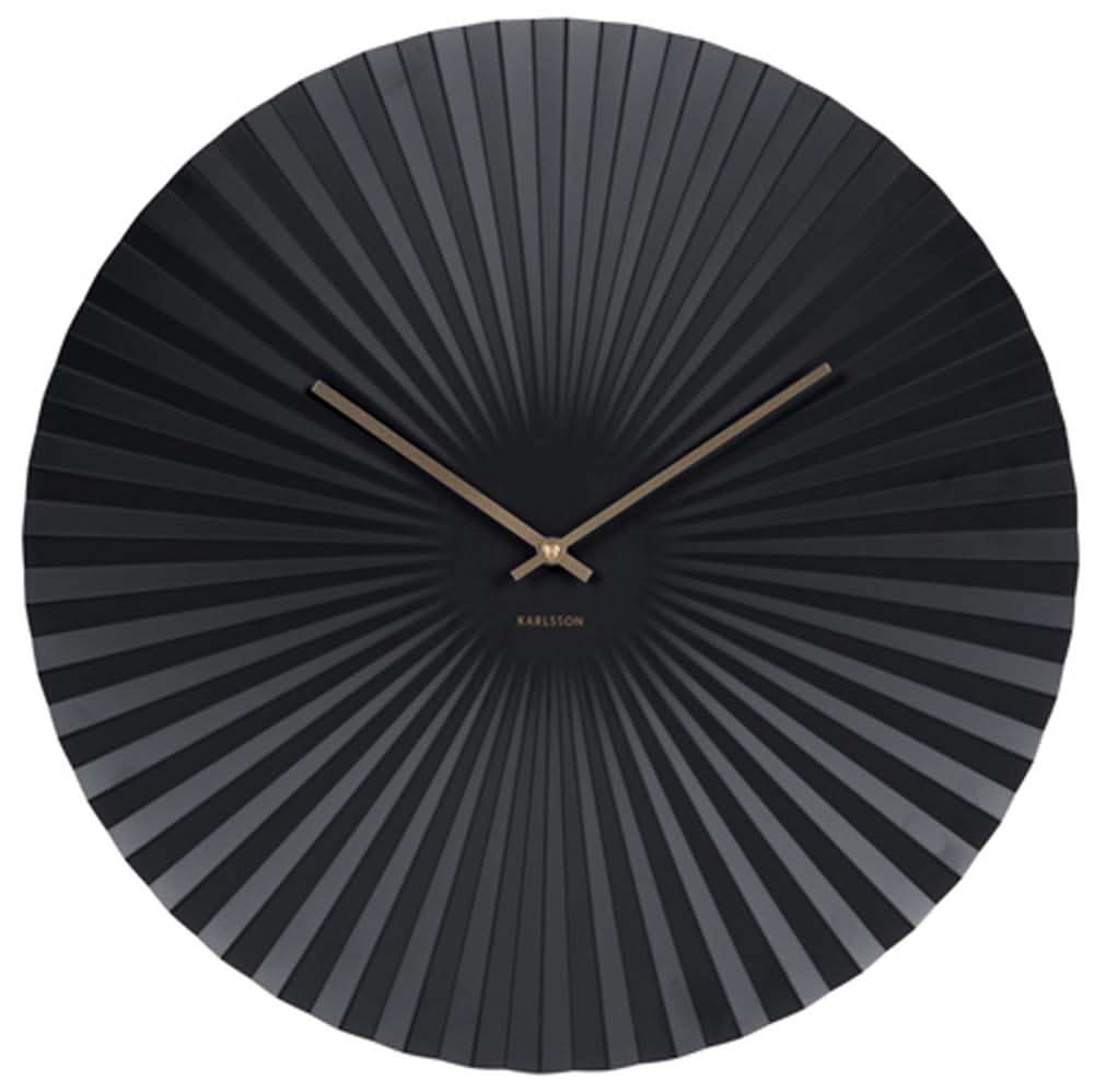 Karlsson Wall Clock 50x50x6.5 cm Metal • Modern Design • Calendar Display