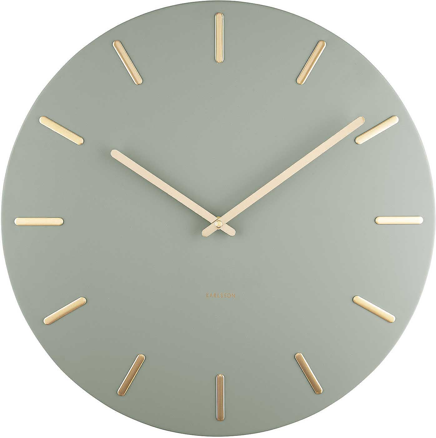 Karlsson Wall Clock 45x45x3.5 cm Steel • Silent quartz movement • Modern design