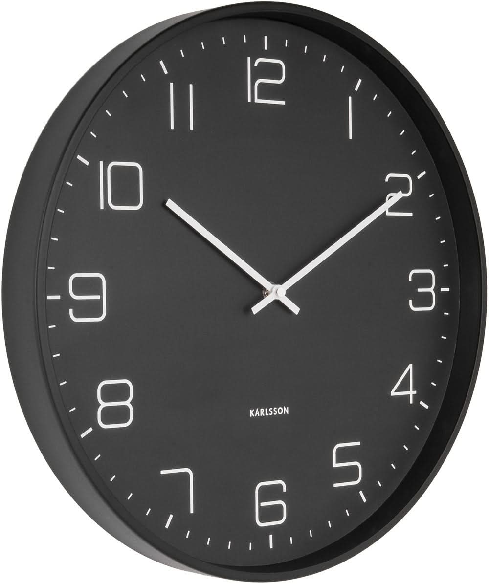 Karlsson Wall Clock 40x40x4.5 cm Metal • Modern Design • Silent