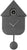 Karlsson Wall Clock 41x21.5x8.5 cm Plastic • Modern Cuckoo Call • Stylish Design
