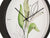 Karlsson Wall Clock 26 cm Ø • Botanical Leaves Design • Modern Quartz Movement