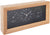 Karlsson Neat Rectangle Alarm Clock 12.8x26x5.4 cm Bamboo • Analog Time Display • With Temperature & Humidity