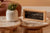 Karlsson Neat Rectangle Alarm Clock 12.8x26x5.4 cm Bamboo • Analog Time Display • With Temperature & Humidity