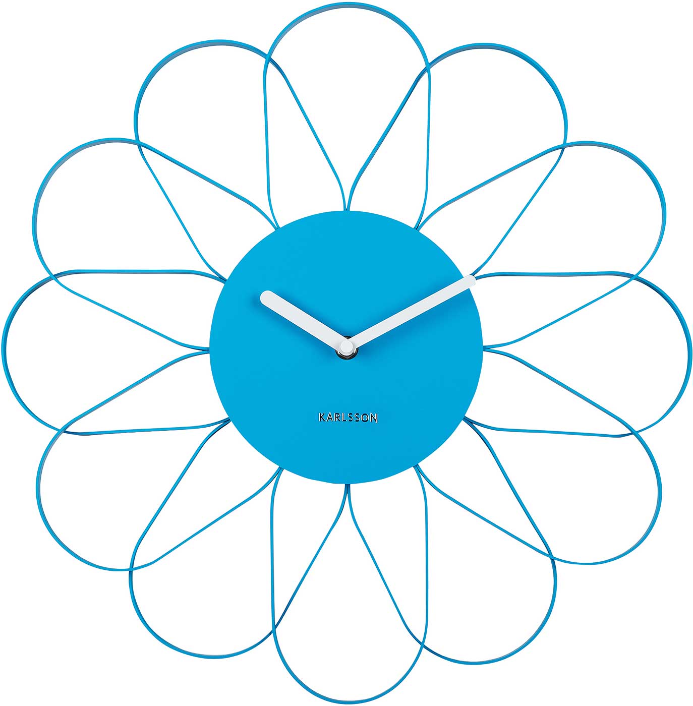 Karlsson Wall Clock 40 cm Ø Metal • Minimalist Design • Precise Quartz Movement