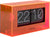 Karlsson Desk Clock 11.7x20.7x7.1 cm Acrylic • Timeless flip design • Flexible wall mounting