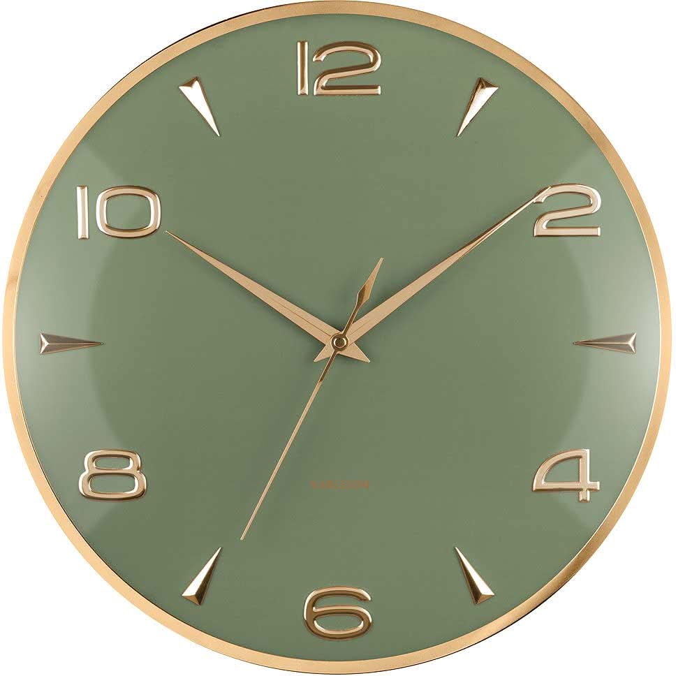 Karlsson Wall Clock 40.6 cm Ø Metal • Modern Design • Silent Quartz Movement