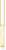 Necklace with Cuboid Pendant - 750 Yellow Gold Plating