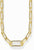 Necklace link chain with stone-set anchor element - Thomas Sabo Model: KE2110-414-14