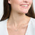 Necklace Ice Crystals with White Stones - 925 Sterling Silver