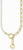 Necklace with chain and beads with two clasps - Thomas Sabo Model: KE2193-445-14