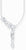Y-shaped necklace with stones, mismatch look - Thomas Sabo Model: KE2194-051-14