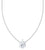 925 sterling silver necklace with a drop-shaped pendant featuring a white zirconia stone, Thomas Sabo, Model: KE2213-051-14-L45V