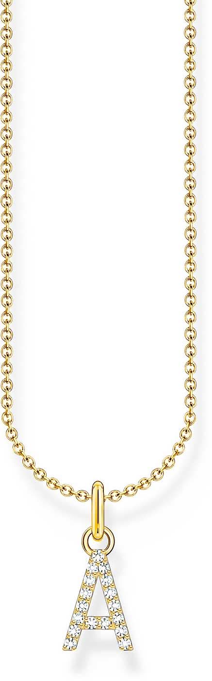 Necklace with pendant letter A - Thomas Sabo Model: KE2240-414-14