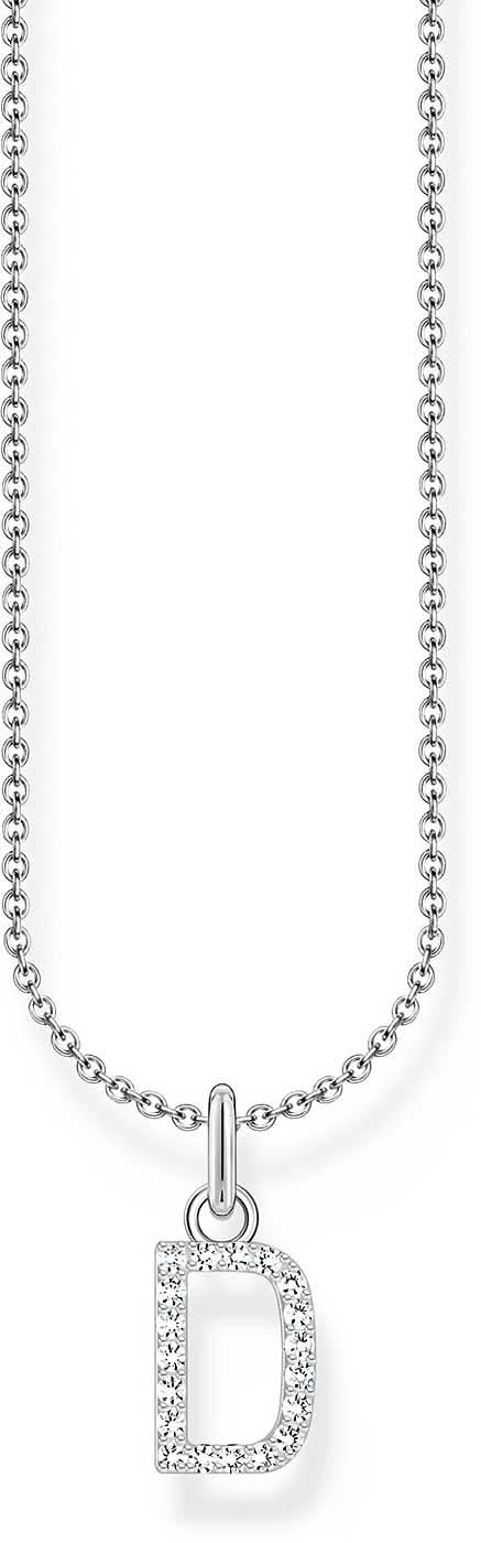 Necklace with pendant letter D - Thomas Sabo Model: KE2243-051-14