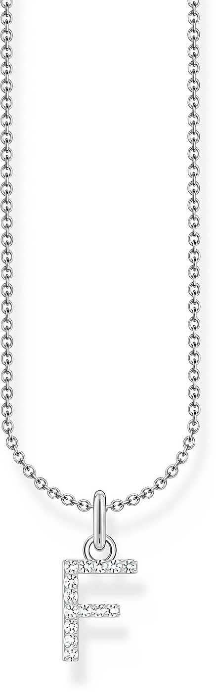 Necklace with pendant letter F - Thomas Sabo Model: KE2245-051-14