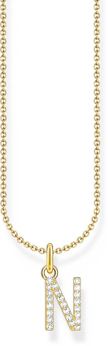 Necklace with Pendant Letter N - Thomas Sabo Model: KE2253-414-14