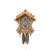 Rombach & Haas Tradition 3421 Wall Clock Green • Mechanical 8-Day Movement • Hand-Carved Fretwork