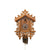 Rombach & Haas TRADITION 3521 Wall Clock Wood (dark) • Mechanical 8-Day Movement • Hand-Carved Fretwork