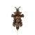 Rombach & Haas Tradition 3550-N Wall Clock Wood (dark) • Mechanical 8-Day Movement • Hand-Carved Black Forest Cuckoo Clock