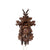 Rombach & Haas TRADITION 4550-N Wall Clock Wood (dark) • Mechanical 8-Day Movement • Hand-Carved Black Forest Cuckoo Clock