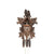 Rombach & Haas TRADITION 4560-N Wall Clock Dark Wood • Mechanical 8-Day Movement • Hand-Carved Owl Clock