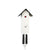 Rombach & Haas Classic SL35-1 Wall Clock White • Mechanical 8-Day Movement • Original Black Forest Cuckoo Clock