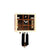 Rombach & Haas EINBLICK FV35-10 Wall Clock Dark Wood • Mechanical 8-Day Movement • View into the Movement