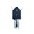 Rombach & Haas STYLE OD34HG-2/6 Wall Clock Black • Mechanical 8-Day Movement • Original Black Forest Cuckoo Clock