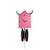 Rombach & Haas STYLE OD34HG-7/2 Wall Clock Pink/Black • Mechanical 8-Day Movement • Original Black Forest Cuckoo Clock