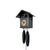 Rombach & Haas LIFE SK34-2 Wall Clock Black • Mechanical 8-Day Movement • Original Black Forest Cuckoo Clock