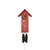 Rombach & Haas Classic SLM3H-3 Wall Clock Natural Wood/Red • Mechanical 8-Day Movement • Original Black Forest Cuckoo Clock