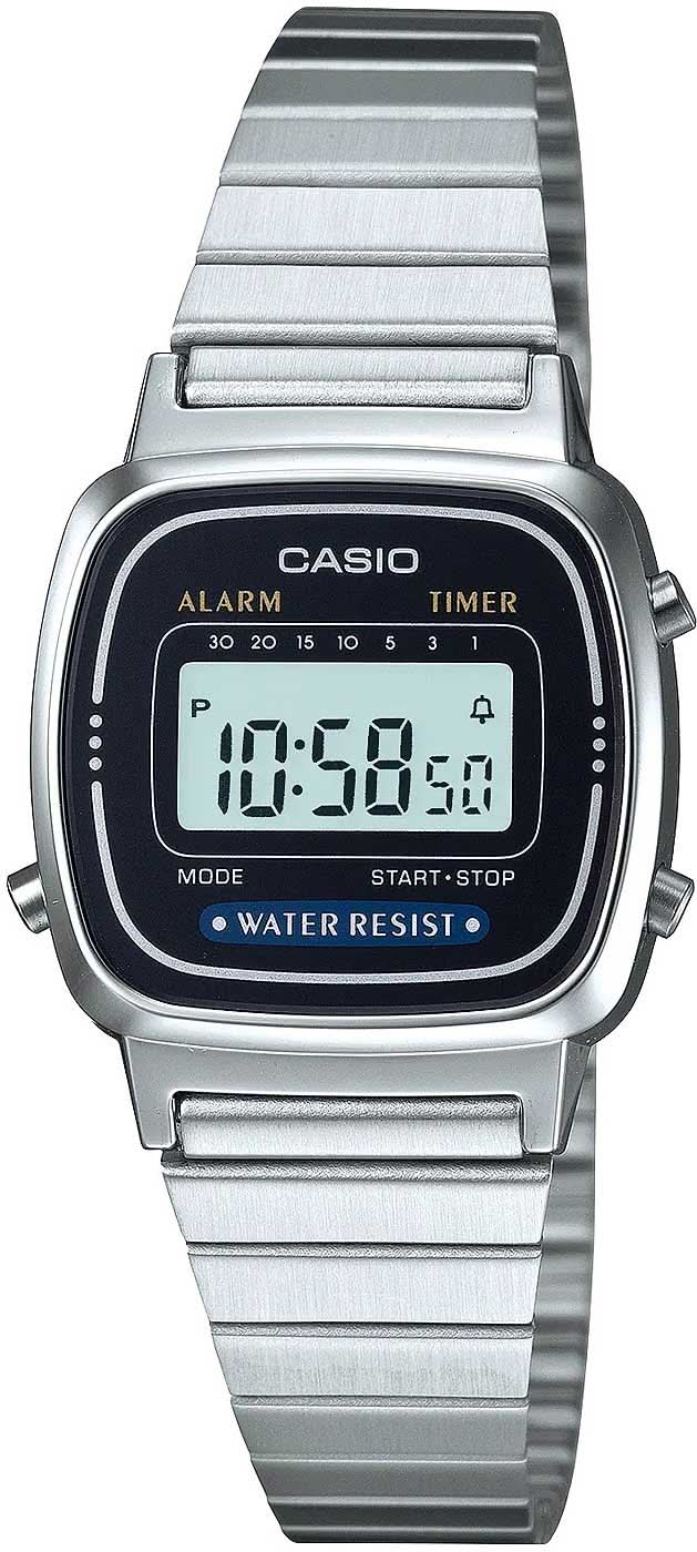 Casio Vintage LA670WEA-1EF Women's Watch • Iconic Retro Design • Practical Alarm