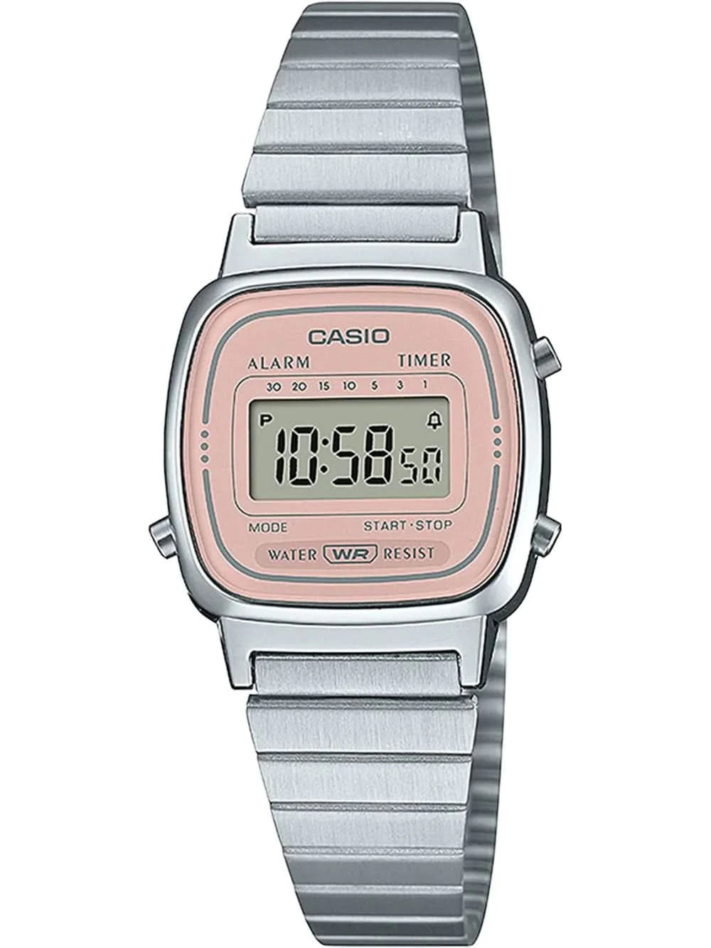 Casio Vintage LA670WEA-4A2EF Women's Watch • Iconic Retro Design • 7 Pre-set Timers