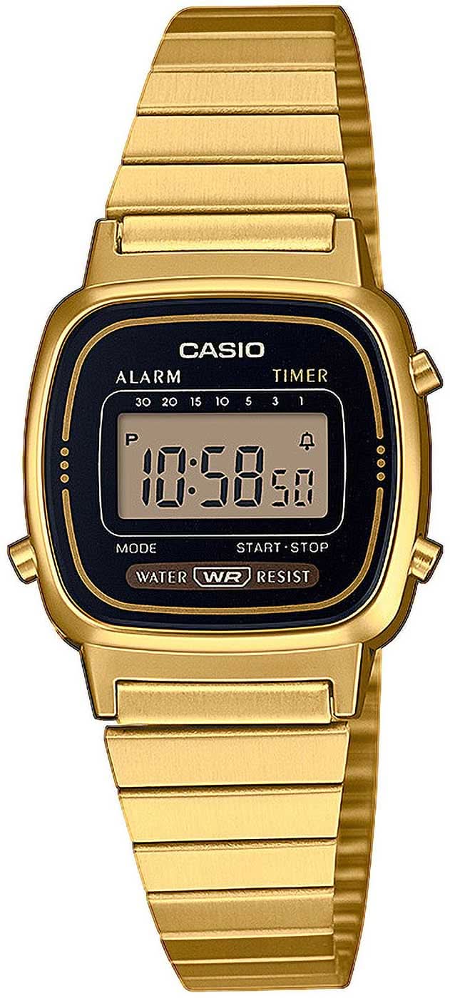 Casio Vintage LA670WEGA-1EF Women's Watch • Iconic Retro Design • Practical Stopwatch Function