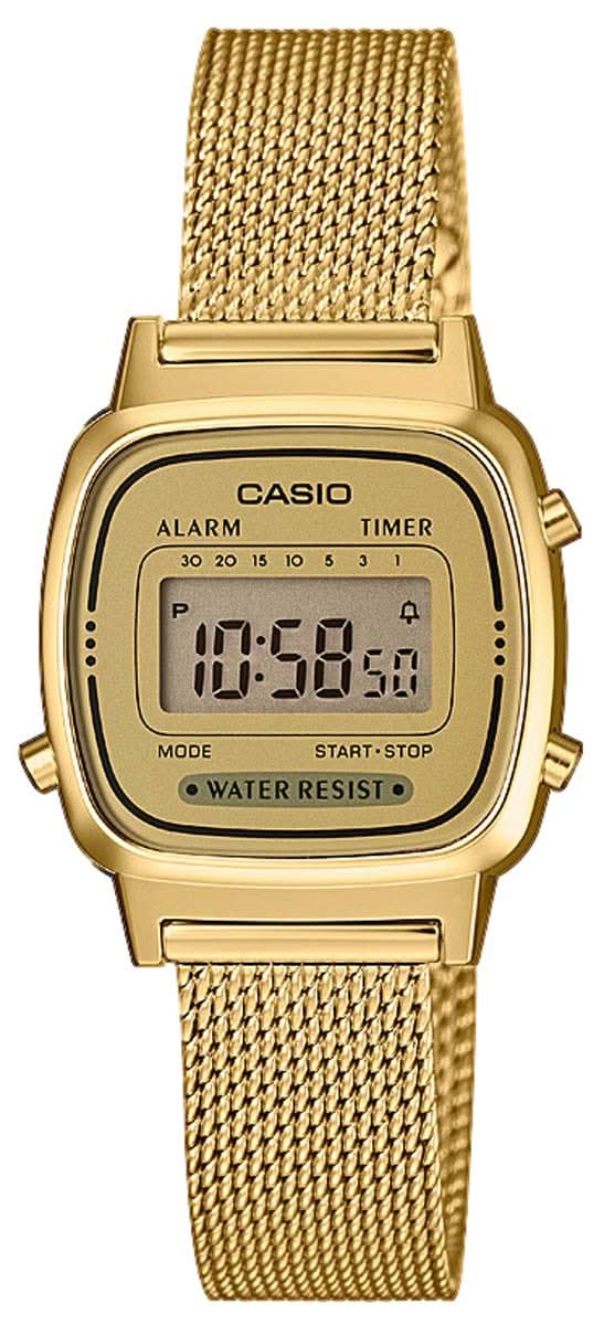 Casio Vintage LA670WEMY-9EF Women's Watch • Iconic Retro Design • Stopwatch & Timer