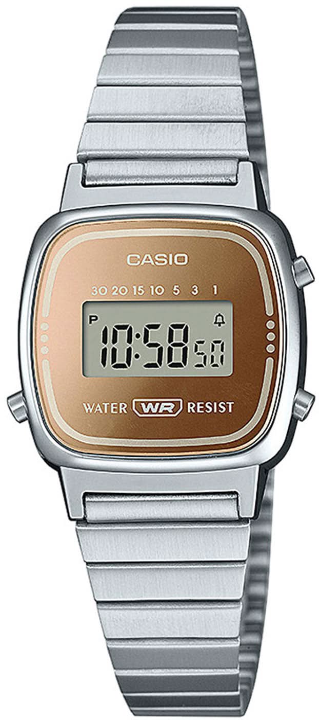 Casio Vintage LA670WES-4AEF Women's Watch • Iconic Retro Design • Digital Watch with Stopwatch Function