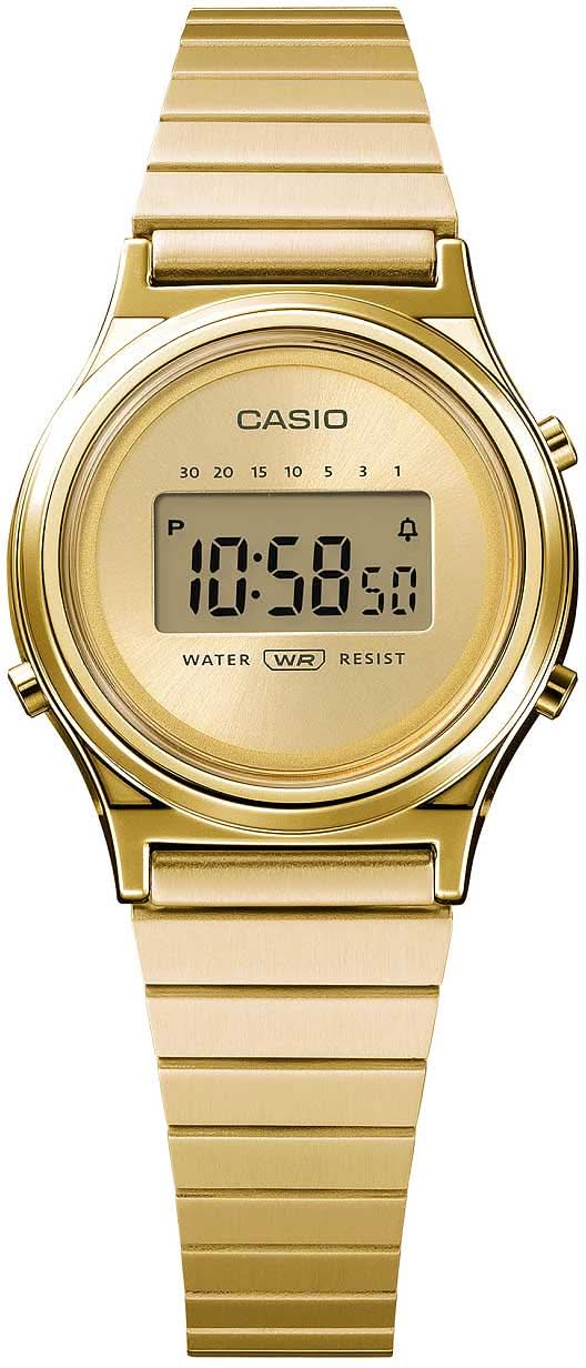 Casio Vintage LA700WEG-9AEF Women's Watch • Iconic Retro Design • Gold-tone Finish
