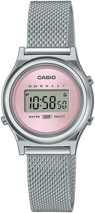 Casio Vintage LA700WEM-4AEF Women's Watch • Iconic Retro Design • Milanese Bracelet