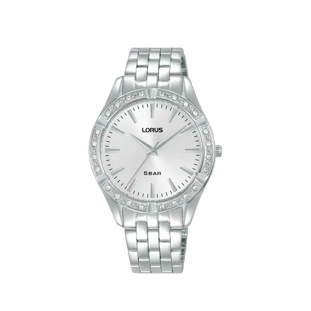 Lorus RG289XX9 Ladies Watch Set with Bracelet Silver • Mineral Glass • Stainless Steel Bracelet
