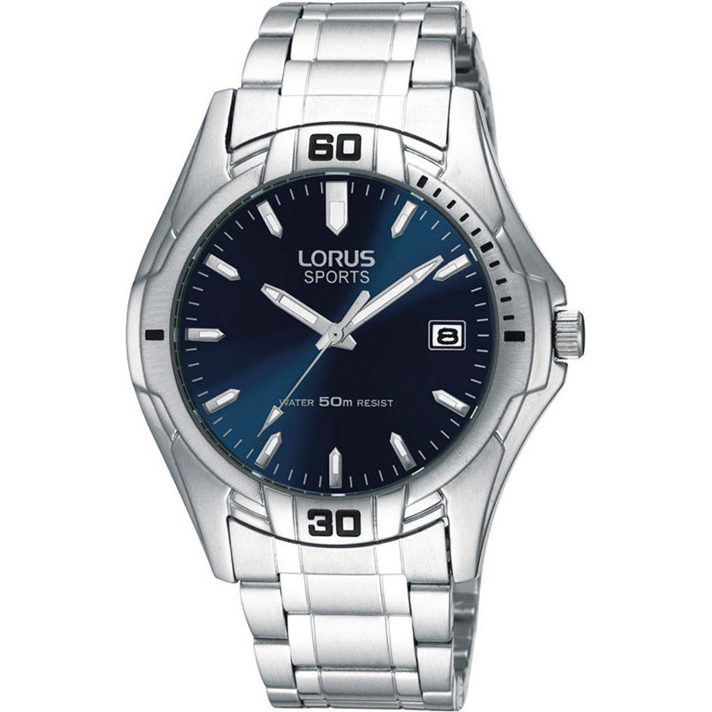 Lorus Classic RXH93EX9 Herren Armbanduhr Blau • Mineralglas • Datumsanzeige