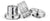 Stainless Steel Charm - Bering Jewelry Model: Love-2